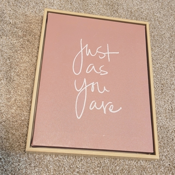 "Just as you are" home decor Wall Sign - Picture 1 of 4